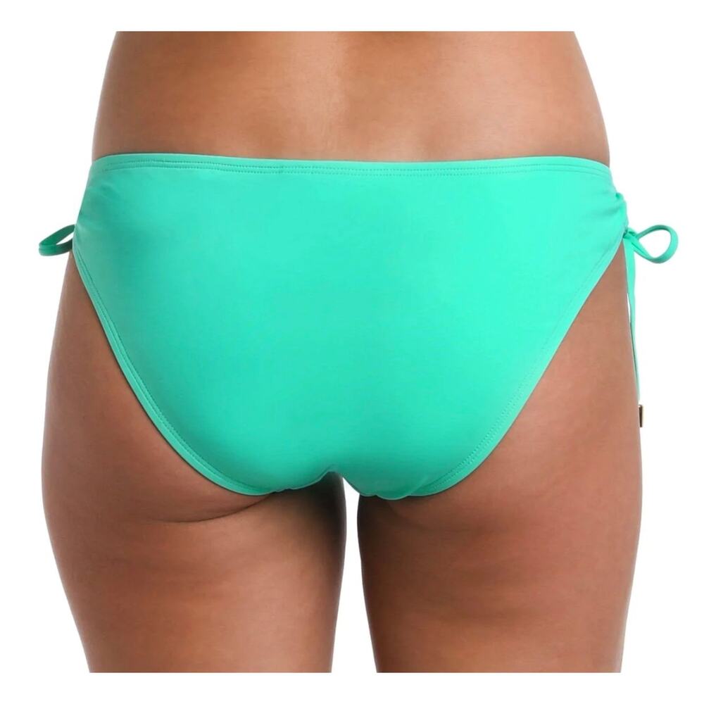La Blanca Island Goddess Adjustable Loop Hipster Bikini Bottom 16 Seafoam NWT - Picture 2 of 3